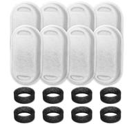 Acmerota Paquet de 16 Filtres de Fontaine à Eau pour Chat et éponges de pré-filtrage Compatible pour Fontaine Tomxcute 3,2 L/108 Oz pour GIOTOHUN 67oz/2L Acier Inoxydable Fontaine (8+8)