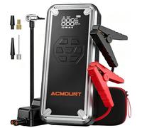 Acmount 7000A Booster Batterie Voiture avec Gonfleur 150PSI,23800mAh Demarreur Batterie Voiture Jump Starter avec 18W Charge Rapide, Port de QC3.0 pour 12V Véhicules (Jusqu'à 8.0L Diesel ou 9.0L Gaz)