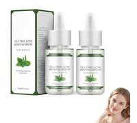 Acné enlevant le sérum facial, les ingrédients naturels, la crème hydratante et les pores fins pour les adolescents et les adultes,2Pcs