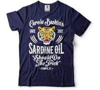 ACNJ Baskins Sardine Oil Should Do The Trick Carole Baskins, Tiger King, Joe Exotic Short-Sleeved T-Shirts à Manches Courtes Top SweatT-Shirts à Manches Courtes(Medium)