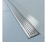ACO Haustechnik ShowerDrain E+/M+ Quadrato grille de caniveau de douche, 0153.73.61,