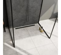 ACO Haustechnik ShowerDrain S+ Stripes grille de caniveau de douche, 9010.51.43,