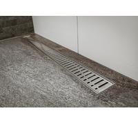 ACO ShowerDrain C grille d’évacuation linéaire 108.5 cm acier 9010.88.65