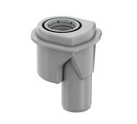 ACO ShowerDrain M+ Boîtier siphon, version à manchon 90°, DN50, hauteur de garde d'eau de 5 cm, 9010.81.23,