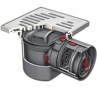 ACO Siphon de cave Junior type 5 DN100 avec clapet anti-retour horizontal
