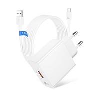 ACOCOBUY 66W Chargeur Rapide et 6A Câble USB C 2m pour Honor 600 400 Lite | Chargeurs Secteur Charge Rapide pour Honor 200 Smart Magic 6 7 8 Lite 6Pro V5 V3 X6b X6c X7b X8d X9c X9d Pad 10 X9 X9a X8a