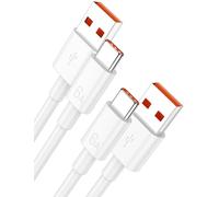 ACOCOBUY 6A 2m 2 Pack Câble USB C Charge Rapide pour Honor 600 400 Lite/Pro | 100W Câble Type C Charge Rapide de Données pour Honor 200 Smart Magic6 7 8 Lite/Pro V6 V5 X5c Plus X6b X8d P60 Pad X8a X9a 10