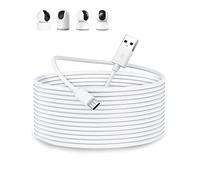 ACOCOBUY Câble Micro USB 10m Long Câble Chargement pour Mi Security Camera | Type A vers Micro Charge pour Mi 360° Home Security Camera 2K Pro/360° Home Caméra Sécurité 2K/Smart Caméra C300 C200 blanc