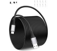 ACOCOBUY Cable USB C 9m/30ft 3A Extra Long Câble USB A vers C Charge Rapide | Charge Type C Cordon pour iPad Air pour Samsung A16 A17 S26 pour Pixel 9a 8a 7a pour Mi Smart Camera C301 C400 C500 Pro noir