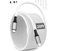 ACOCOBUY Extra Long Câble USB C vers USB C 6m/20ft pour Mi Caméra Sécurité