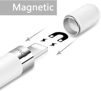 ACOCOBUY Magnétiqu Capuchon Compatible avec Apple Pencil Apple Pencil Cap de Remplacement iPencil Capuchon Magnétique pour Apple Pencil (1 Pack, Blanc)