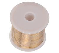ACOGEDO 0,3 Mm 100 Mètres de Fil de Cuivre pour Bijoux, Bricolage, Bijoux Artisanaux, Tricot, Fil de Mise en Forme, de pour l'artisanat, doré, Peu Importe Ce Dont Vous Avez Assez de avec Assez de