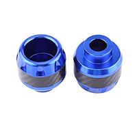 ACOGEDO 1 Paire de Curseurs de Cadre de Fourche Avant de Moto en Fibre de Carbone Protection contre les Collisions à l'Avant de Vos Curseurs 1 Montant de Dommages au Cadre du Véhicule Sliders de de