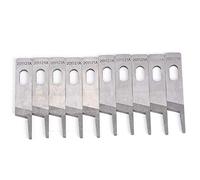 ACOGEDO 10 Pièces Kits de Remplacement en Acier Supérieur Accessoires de Machine à Coudre Industrielle 201121A Ouvrage Exquis Couteau Supérieur Accessoires de Machine à Coudre Surjeteuse