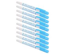 ACOGEDO 10 Pièces Stylo Effaçable à l'Eau à Double Tête Marqueur de Tissu Accessoires d'outil de CoutureLe Stylo à Eau Bleu Est utilisé dans l' Est une extrémité de la Tête du Effaçable à (BLUE)