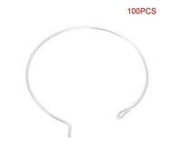 ACOGEDO 100 Pcs Boucles d'oreilles Cercle en Acier Boucles de Verre à Vin Cerceau Anneau Résultats de Bijoux Grand Design Utilisation Populaire et et Acier 1 pour Terme Brillant d'oreille