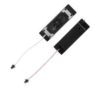 ACOGEDO 2 Pièces 8 Ohm 10 W TV Box Haut-Parleur Haut-Parleur Amplificateur de Son pour Lecteur de publicité TV LCD Fils Rouges Clairs Le unité de de Remplacement