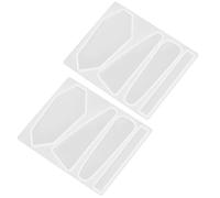 ACOGEDO 2 Pièces Barrette en Silicone Bricolage Bâton de Cheveux Faisant des Outils d'épingle Géométriques Moulage Seule Pièce au Moule de BarretteMoule en épingle à CheveuxMoule de Barrette de