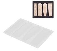 ACOGEDO 2 Pièces Barrette en Silicone Bricolage Bâton de Cheveux Faisant des Outils d'épingle Géométriques Moulage Seule Pièce au Moule de BarretteMoule en épingle à CheveuxMoule de Barrette de (3