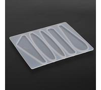 ACOGEDO 2 Pièces Barrette en Silicone Bricolage Bâton de Cheveux Faisant des Outils d'épingle Géométriques Moulage Seule Pièce au Moule de BarretteMoule en épingle à CheveuxMoule de Barrette de