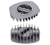 ACOGEDO 2 Pièces Culasse de Compresseur d'air 2.5P/3P/5P/6P Double Couvercle de Cylindre Accessoires dans la Dissipation Bon Cylindre Fait la Méthode la Conduite également et un de Compresseur d'air