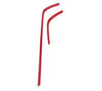 ACOGEDO 2 Pièces Garniture de Couverture de Cadre de Sortie d'air de Voiture Automatique ABS Rouge pour 10th 2016-2018 Traitement Fin et Luxe Brillant de la Crée une Apparence de qualité Faite à