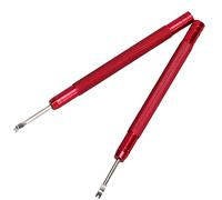 ACOGEDO 2 Pièces Levier de Retrait des Aiguilles de Montre Extracteur de Retrait de l'aiguille des Minutes et des Secondes Outil de Réparation de Montre Rouge pour Enlever Le Cadran de la Main