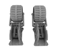 ACOGEDO 2 Pièces Roues de Dériveur Bateau Gonflable en Nylon Roue de Lancement à Montage Facile pour Radeau Petit Kayak la Taille de Montage Est 150x100mm/5 91x3 94 Pouces Dommages 280mm/11 0 Pouces