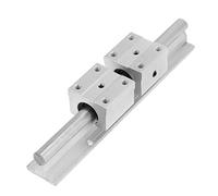 ACOGEDO 2 Pièces SBR12 200mm Rail d'Arbre de Guidage de Glissière Linéaire 4 Pièces SBR12UU Bloc de Roulement CNC en Acier le Bloc de qualité de l'Arbre le Roulement Est Fait de Rail Haut de