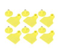 ACOGEDO 20 Ensembles d'étiquettes d'oreille Vierges 'identification du Bétail pour Chèvres, Moutons, Bovins, Vaches, Porcs, Fournitures agricolesS: 5,1x4,3CM, Telles Informations sur l'élevage,