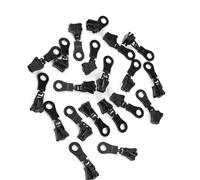 ACOGEDO 20pcs Curseurs de Fermeture à Glissière en Alliage Métallique Taille 5 Kit de Remplacement de Réparation de Fermeture à Glissière () les Curseurs Sont Résistants à l'usure (BLACK)