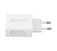 ACOGEDO 20W QC3.0 PD Charger Rapide pour Avata avec Une capacité de Charge Rapide à Double Port, Conception Compacte 65x43x24mm, Bouche Blanche, AC 100-240V (Prise UE)