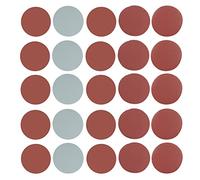 ACOGEDO 25 Pièces Mélange Ponceuse Disque Ponçage Tampons de Polissage Abrasif Ensemble de Papier de Verre Fournit un avec Ponceuse Disque Papier de Ponçage de Polissage de Verre Abrasif de