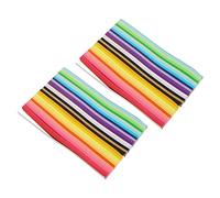 ACOGEDO 2700 Feuilles 27 Couleurs Bandes de Papier étoile Double Face Couleurs Vives Papier Pliant Bricolage pour Remplissage de Pots Décorations Artisanales avec 27 Diff