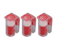 ACOGEDO 3 Pièces Attrape-cage de Marquage de Reine des Abeilles en Plastique à une Main Marqueur de Reine des Abeilles Bouteille Outils d'apiculture pour les Apiculteurs Plastique Bleu Sain Haute