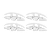 ACOGEDO 4 Ensembles de Taquets Pliants 5 Pouces 3 Trous Taquet de Quai Rabattable en Nylon de qualité Marine pour Bateau Yacht avec Vis d'installation Accessoires de Fourni et N 5 Pouces Pliant