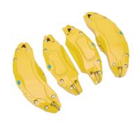 ACOGEDO 4 Pièces 19 Pouces 20 Pouces Couvercles d'étrier de Moyeu de Roue en Alliage d'aluminium Couvercle de Protection 'étrier de Frein à Disque de Remplacement pour Jaune Remplacement pour