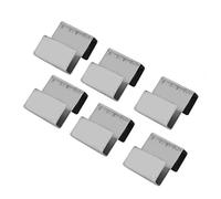 ACOGEDO 50 Pcs Serre En Acier Inoxydable Chevauchement S Clips Cadre En Verre Fixation Pince Robuste et Fixer une S Pince À VerreStainless Steel Glass ClampSerre Verre PinceClips En VerreInox