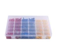 ACOGEDO 720 Pièces de Connecteurs de Fils électriques Assortiment de Bornes à Sertir Isolées Kit de Jeu de Cosses L'isolation Empêche l'accès de Permet Un Nouveau Connecteur Facile dans Un Boîtier