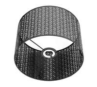 ACOGEDO Abat-jour en Forme de Feuille de Sapin, inspiré de la Nature, E27, E14, Couvercle Décoratif en Métal pour un éclairage élégant (BLACK)