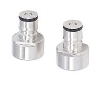 ACOGEDO Adaptateur de Coupleur de Fût 5/8FPT Kit de Conversion à Déconnexion Rapide avec Verrouillage à Bille en Acier Inoxydable pour Baril de Bière de Type A D S G adapté à un Adaptateur de Bière