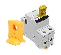 ACOGEDO Appareil de Verrouillage du Disjoncteur de Circuit Miniature - Isolement de Puissance Facile, Compact et Léger - Matériau en Nylon Durable pour la compatibilité Schneider MCB