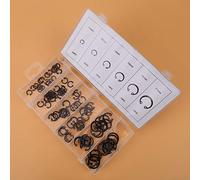 ACOGEDO Assortiment de Circlips pour Bagues de Retenue à Pression, 100 PièCes, 11mm - 21mm, 6 Tailles avec Boîte ou Pièce de Cheville Permettant une Boîte de conserve. Ces Circlips Se Rainurent dans