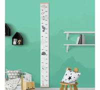 ACOGEDO Autocollant Mural Mignon de Dessin animé pour la Décoration de la Salle des Enfants, Graphique de Mesure de Hauteur Facile à Utiliser avec Double échelle, Souverain de Hauteur de Pépinière (1)