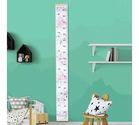 ACOGEDO Autocollant Mural Mignon de Dessin animé pour la Décoration de la Salle des Enfants, Graphique de Mesure de Hauteur Facile à Utiliser avec Double échelle, Souverain de Hauteur de Pépinière (5)