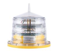 ACOGEDO Balise de sécurité pour Barge à énergie Solaire IP68, 20 LED, Lumière Flottante Clignotante, 256 Perles de Lampe pour Bateau, Bateau en Continu