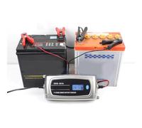 ACOGEDO Batterie de Voiture Automatique avec écran LCD - Mainteneur 12 V/24 V pour Camions, Voitures, Bateaux et Camping-Cars - Compatible avec FBC 122408 (FBC 122408)