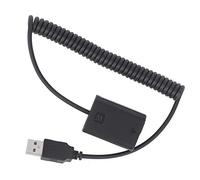 ACOGEDO Batterie Factice de Décodeur Complet USB vers FW50 Adaptée pour A7/A7II/A7R/A7S/A7RII Alimentation de la Banque d'appareil Photo Utilisation de la Prise de Vue et de l'universalité USB