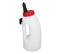 ACOGEDO Biberon de Lait de Veau 4L avec Poignée et Valve de Régulation pour Veaux Nouveau-nés avec Tétine de qualité Alimentaire
