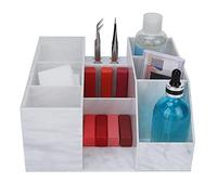 ACOGEDO Boîte de Rangement à Outils de Greffage aux Cils avec Conception de Pincettes Spéciales, élégant Organisateur en Acrylique pour Outils de Tatouage à Nails de Salon, Cartouche à Grande